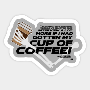 Revenge of the Mummy - Coffee Sticker